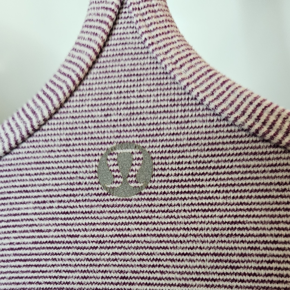 Lululemon Athletica Lavender Spaghetti Strap Women's Top - Picture 4 of 6